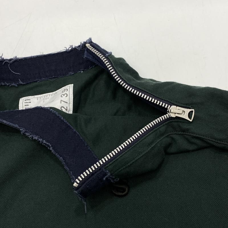 中古】サカイ sacai 22SS Tシャツ カットソー 半袖 Sロゴ ジップ 2 緑