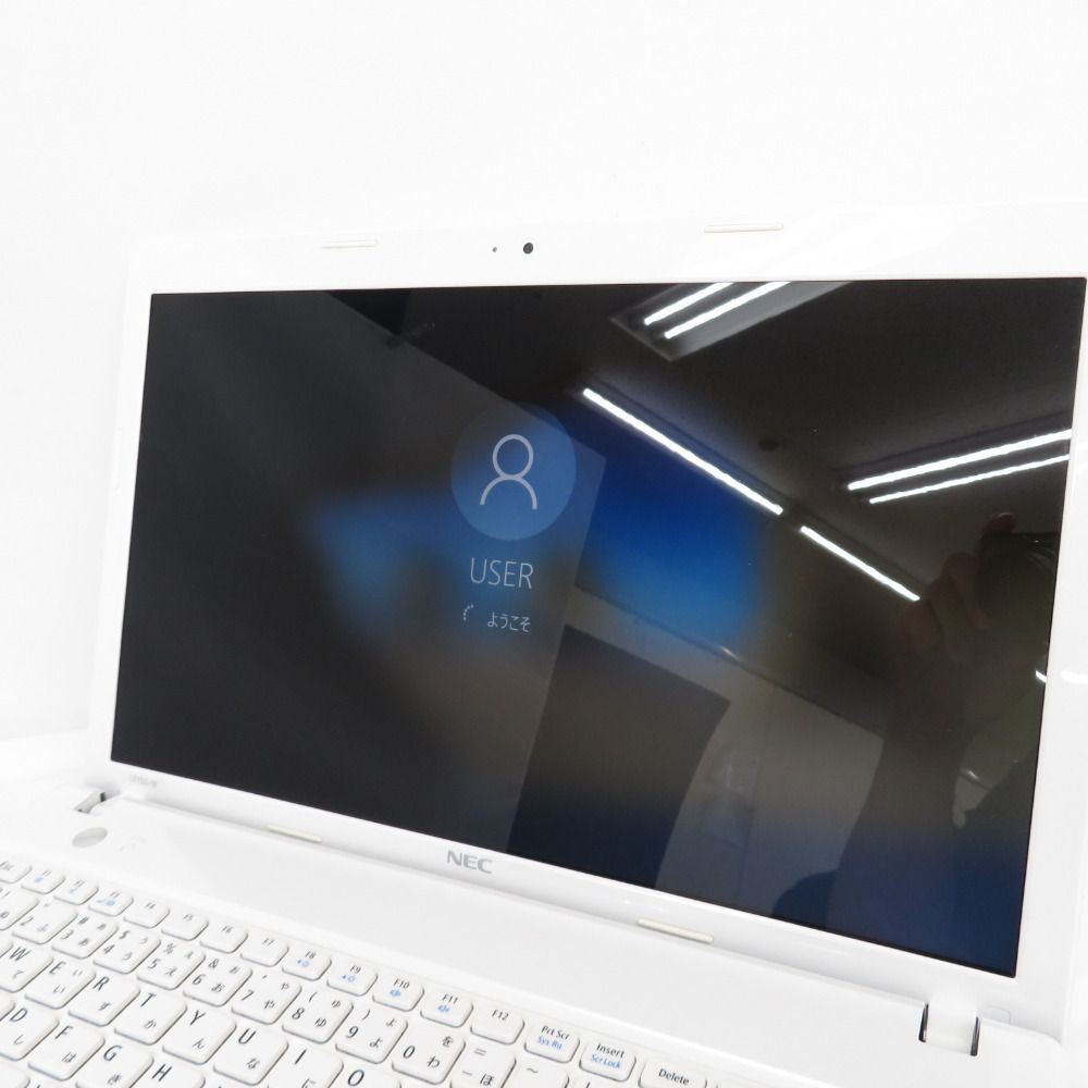 NEC メモリ2GB HDD320GB ノートパソコン/ホワイト