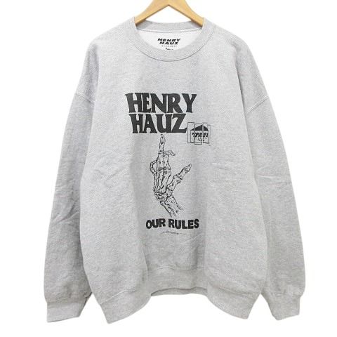 ヘンリーハウズ HENRY HAUZ × ヒロットン HIROTTON クルーネック 