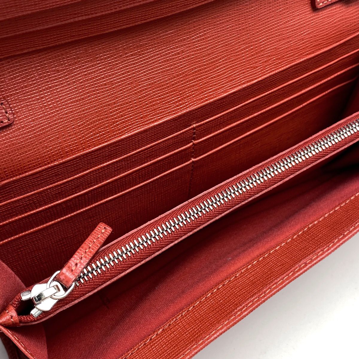 フェンディ FENDI ロゴ 二つ折り 長財布 チェーンウォレット フラワー 