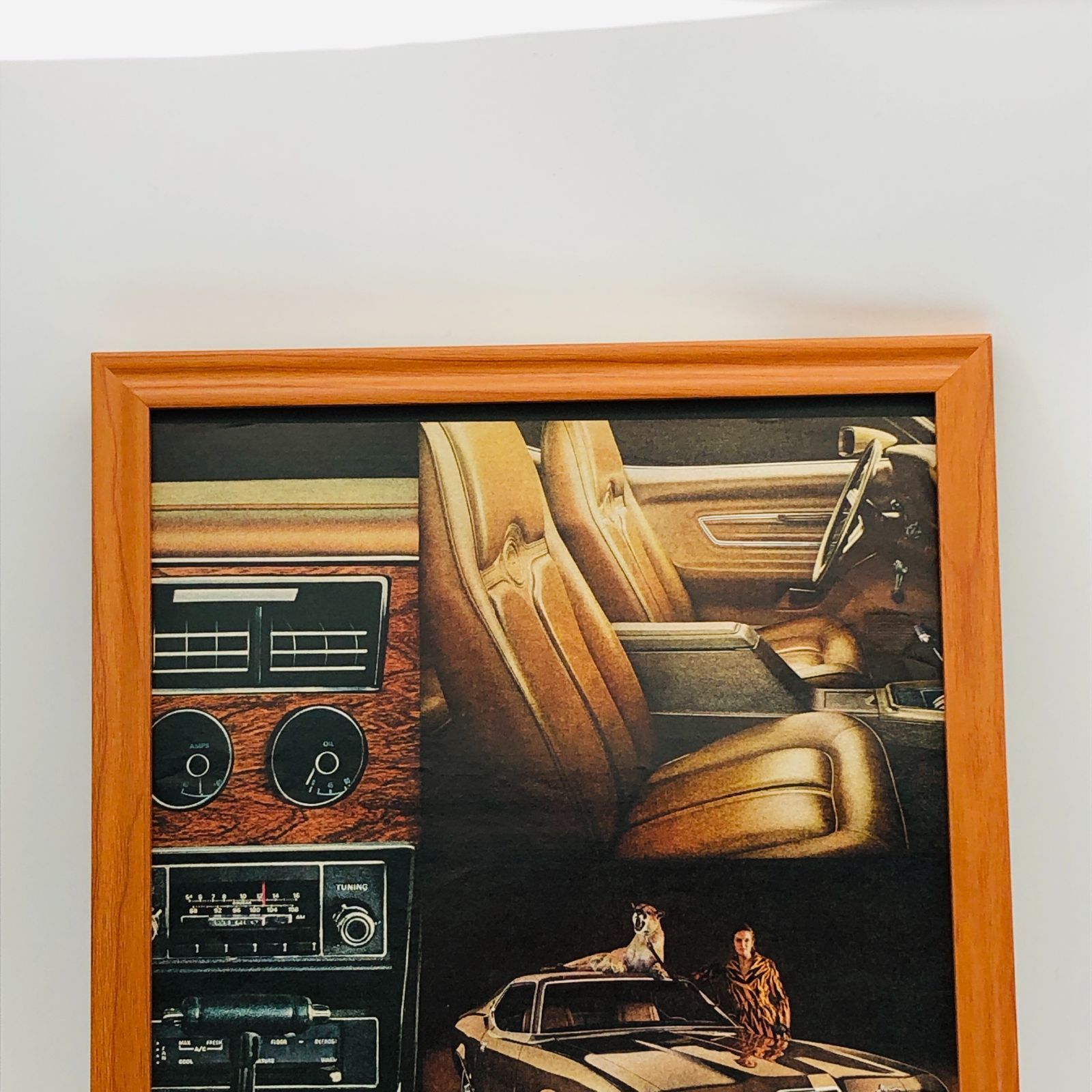 ビンテージ 広告 ポスター フレーム付 当時物 『 フォードマーキュリー 』 1960年代 オリジナル アメリカ 輸入雑貨 ヴィンテージ 海外雑誌  アドバタイジング レトロ ( AZ1329 ) - メルカリ
