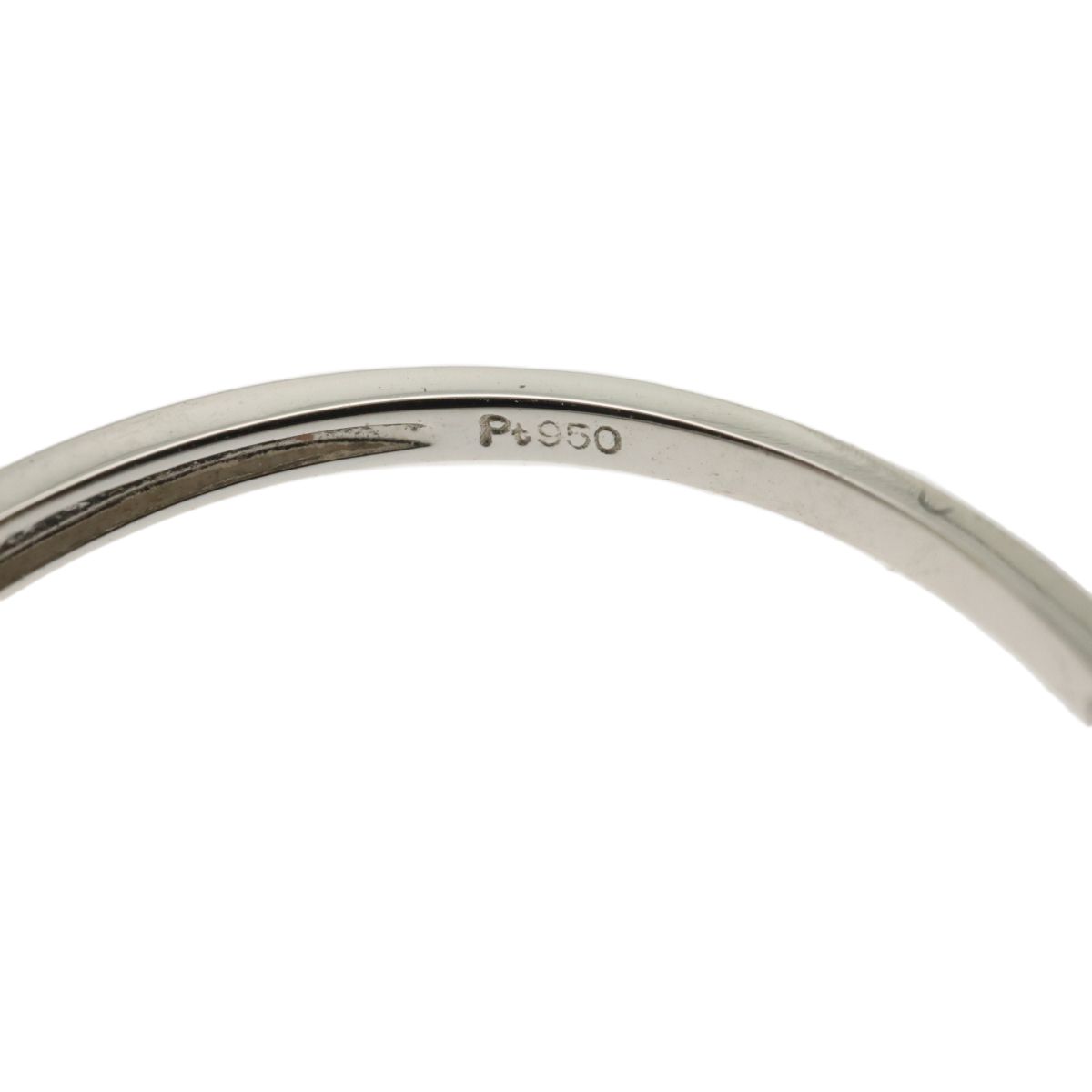 PT950 Pt950 プラチナ ダイヤ0.15ct ハーフエタニティ リング 指輪  