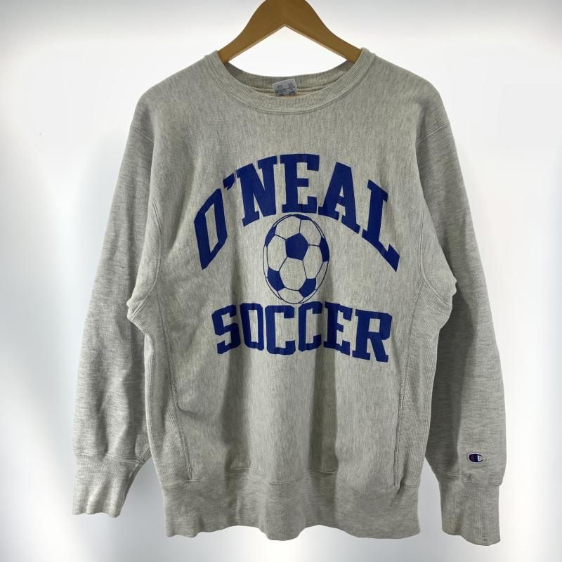 90s Champion リバースウィーブスウェット サイズXL チャンピオン グレー O neal Soccer 19