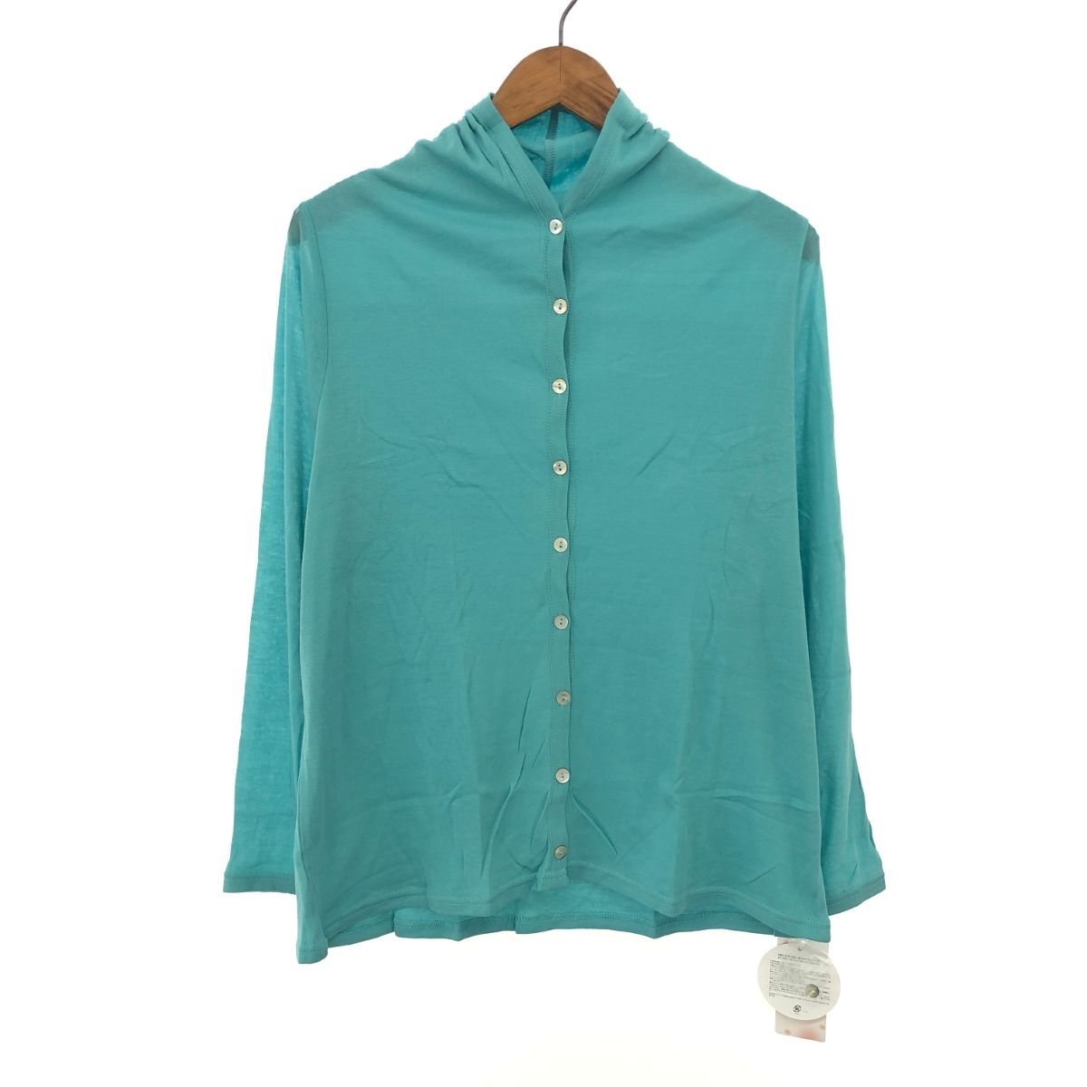 未使用品　天使の綿シフォン　長袖カーディガン　SIZE M　トラッドグリーン　788503　レディース  ◆3109/宮竹店 未使用品 天使の綿シフォン 長袖カーディガン SIZE M トラッド