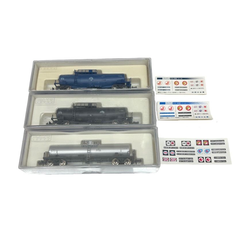KATO タキ ガソリン専用車 (青 黒 シルバー)3両 まとめ売り 鉄道模型 