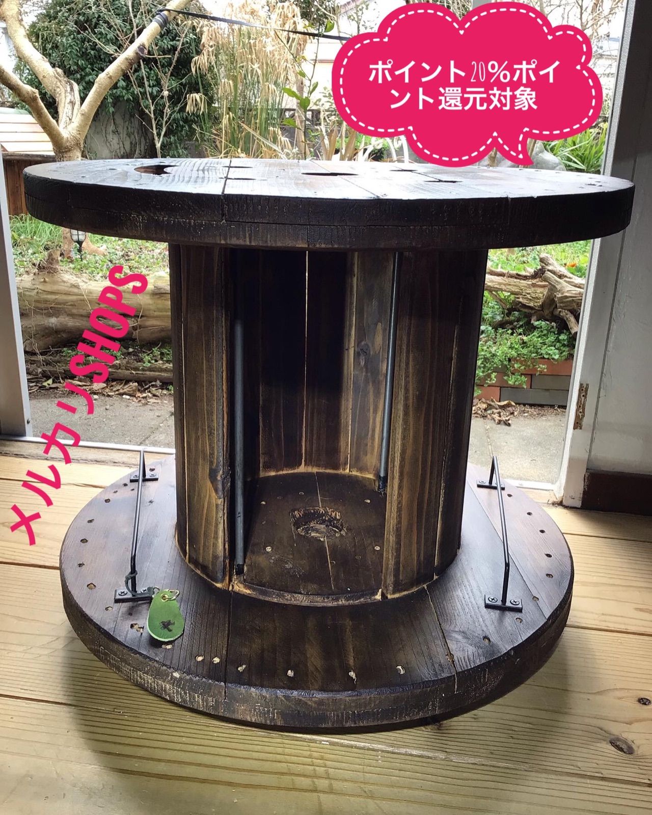 電線ドラムテーブル 中 アンティーク 最終値下げ 同時購入500円引き
