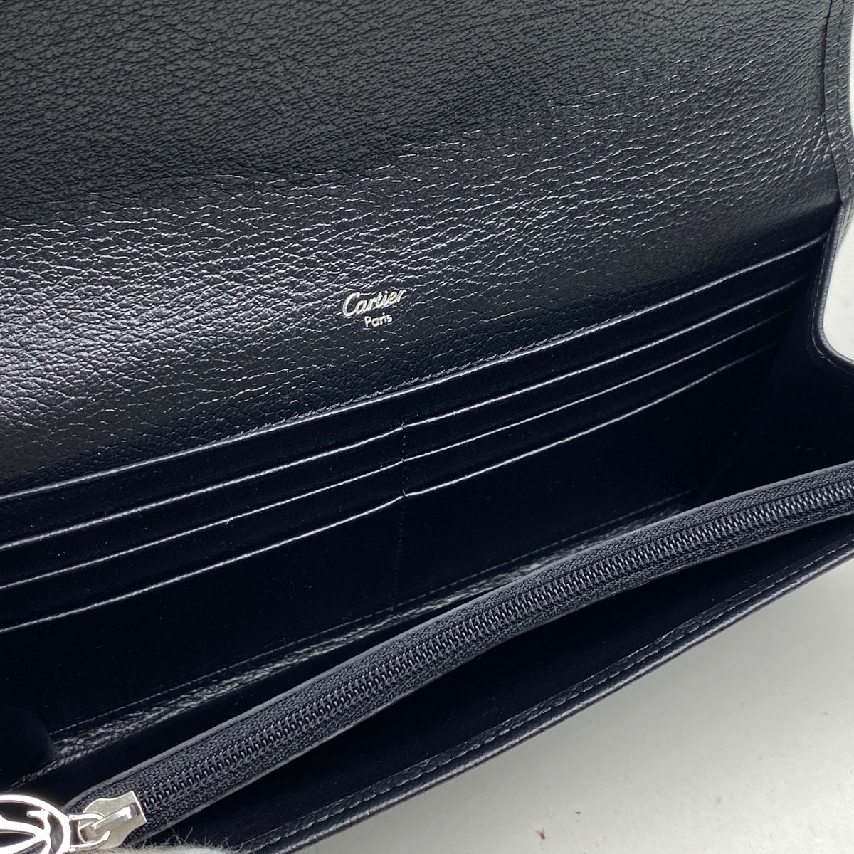 カルティエ CARTIER マルチェロ ドゥ カルティエ 二つ折り 長財布 ロゴ