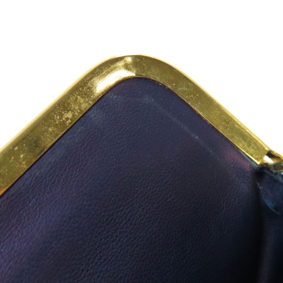 GUCCI グッチ GG がま口財布 アクセサリーポーチ カーフ レディース  