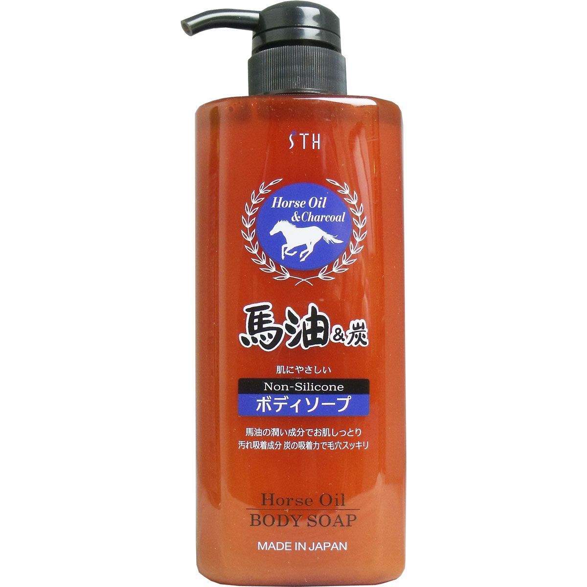 6セット 馬油＆炭ボディソープ ６００ｍＬ