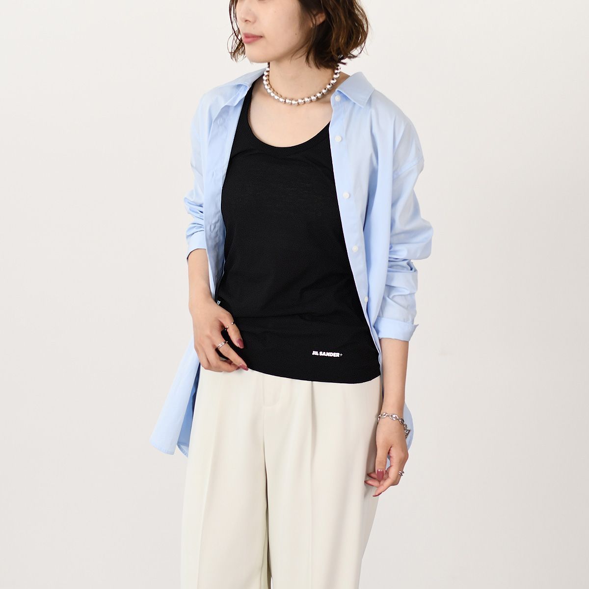 JILSANDER ジルサンダー トップス コットン タンクトップ J40NL0114 