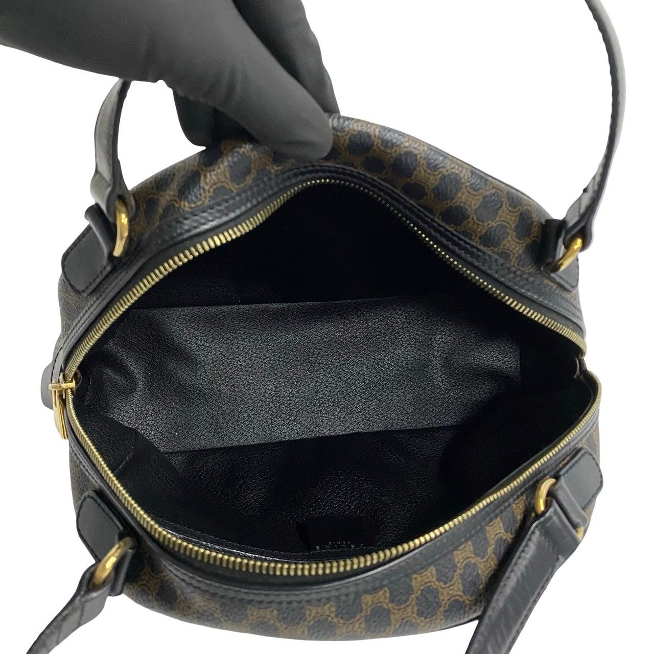 極 美品 CELINE セリーヌ ヴィンテージ マカダム ブラゾン