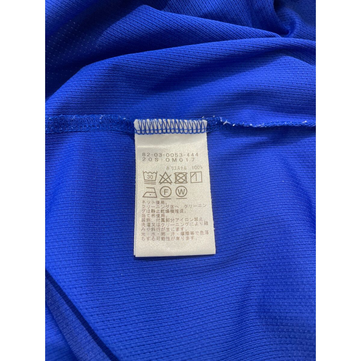 BEAMS - coco 中古 ビームスゴルフ BEAMSGOLF メンズ 半袖シャツ M 青 ブルー モックネック メッシュ調 中古 メンズ ビームスゴルフ BEAMSGOLF 半袖シャツ M 青 ブルー