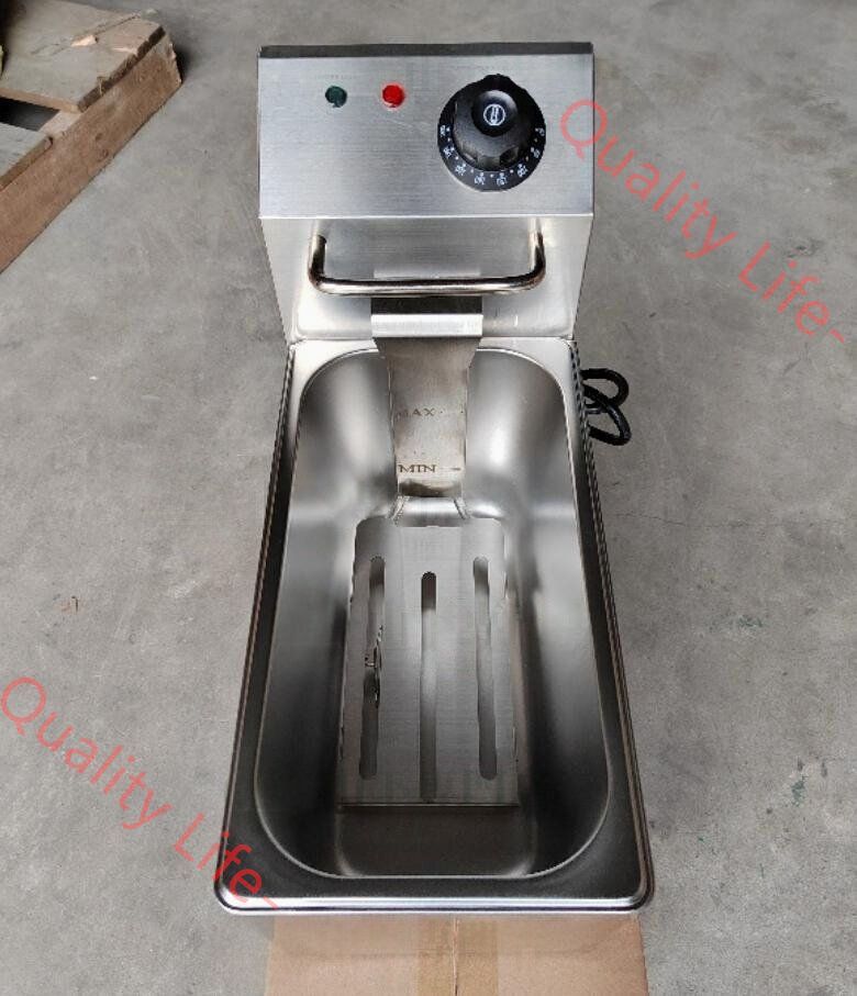 卓上型 電気フライヤー 1槽式 4L 揚げ物天ぷら 単相 100V 厨房|業務|飲食|店舗