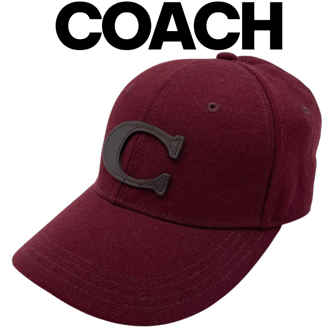 COACH モノグラム ベースボールキャップ COACH - 新品 コーチ COACH キャップ ベースボールハットの通販