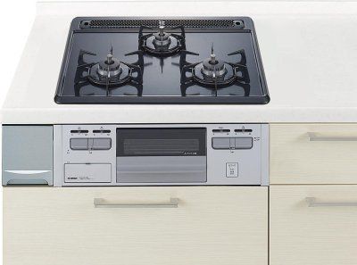 ハーマン ビルトイン ガスコンロ SG32T1V 3口コンロ ホーロー