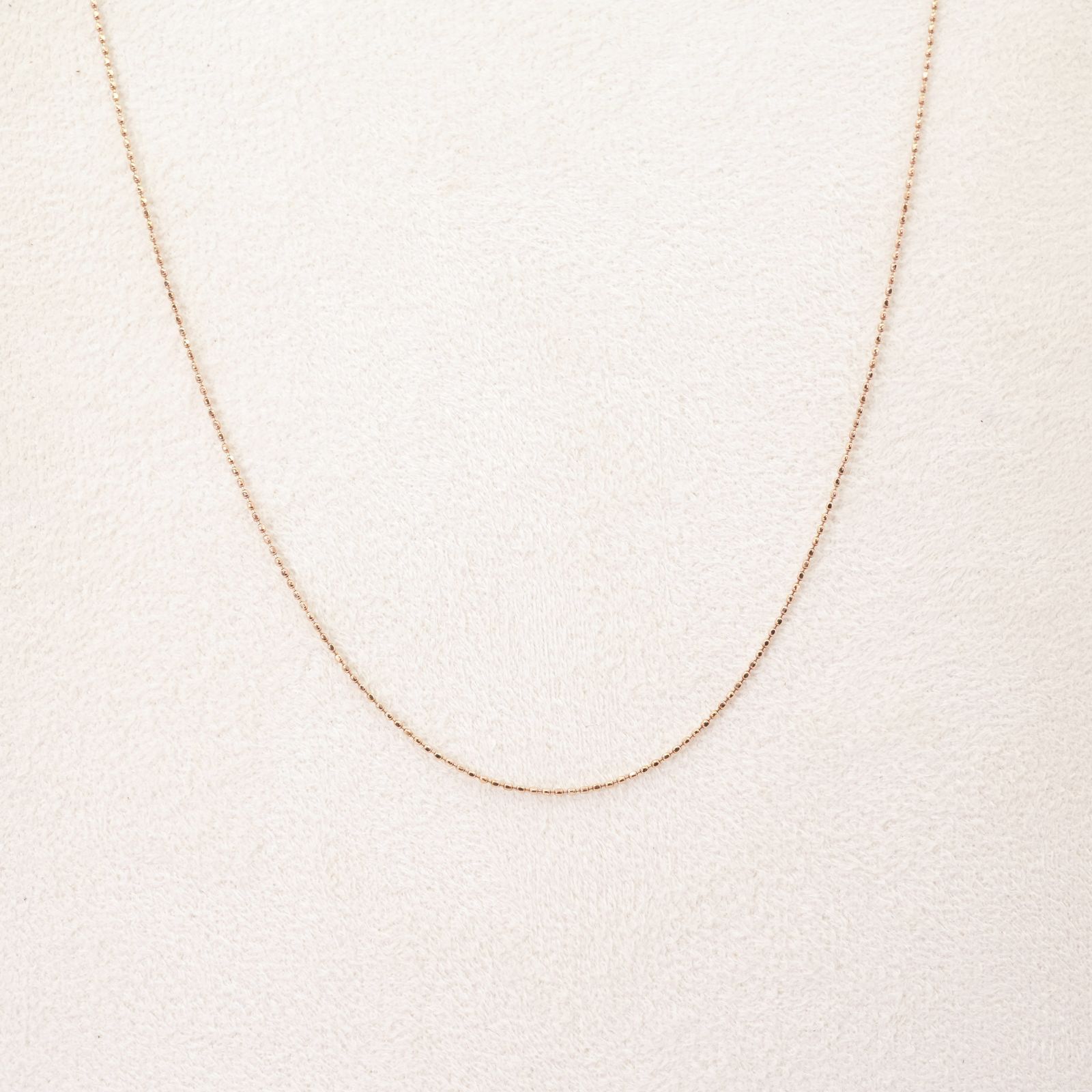 agate K10ボールチェーンネックレス 美品 アガット ボールチェーン K10 ネックレス/25-1155S - メルカリ