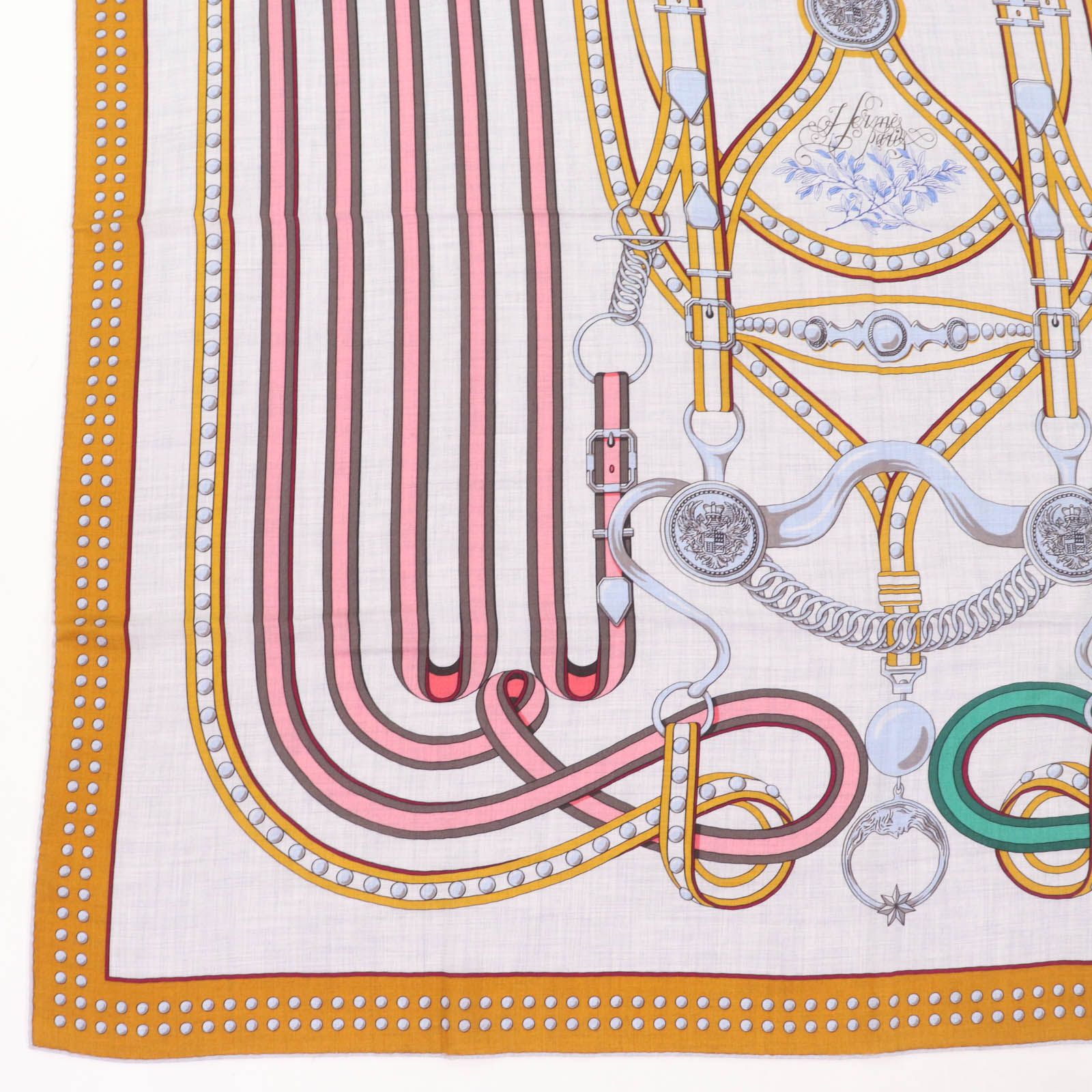 未使用品☆HERMES エルメス カレジェアン カレ140 Grand Tralala