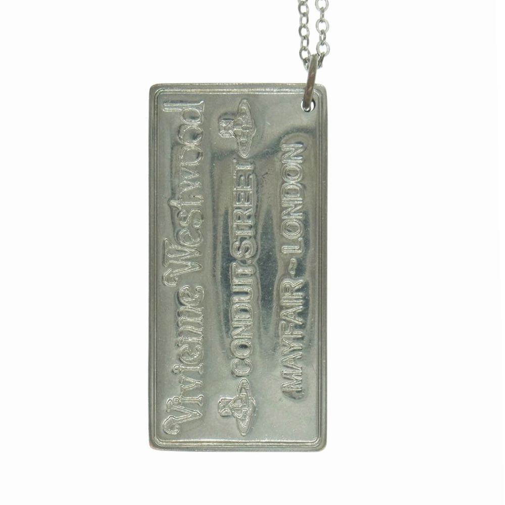Vivienne Westwood ヴィヴィアンウエストウッド プレート ネックレス