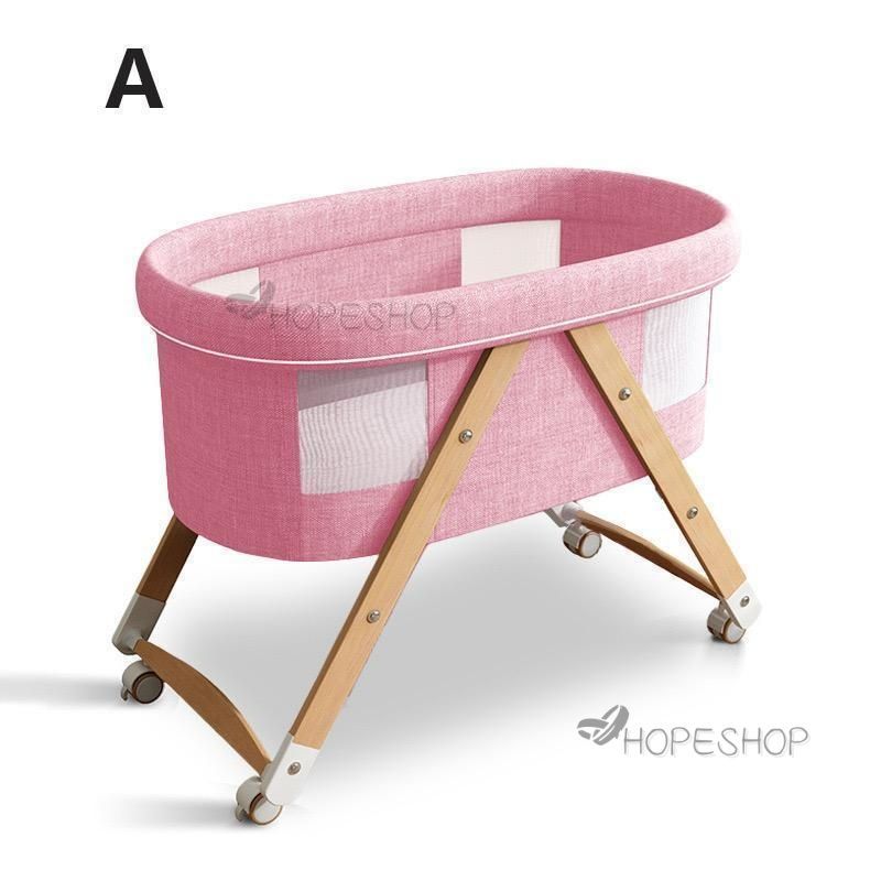 ベビーベッド 添い寝 ミニ 持ち運び 折りたたみ SGS認証済 新生児 0ヶ 月~36ヶ月 ゆりかご 蚊帳 付き