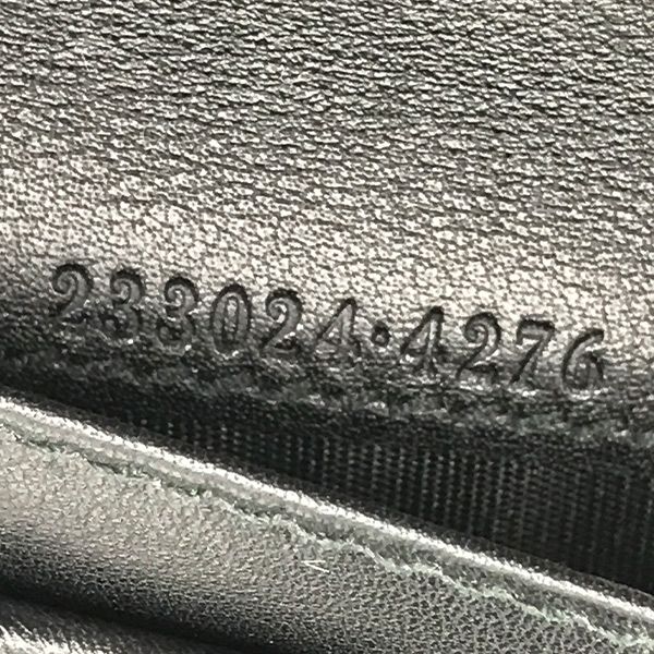 美品 GUCCI グッチ シマ 長財布 財布 ウォレット Gチャーム ブラック
