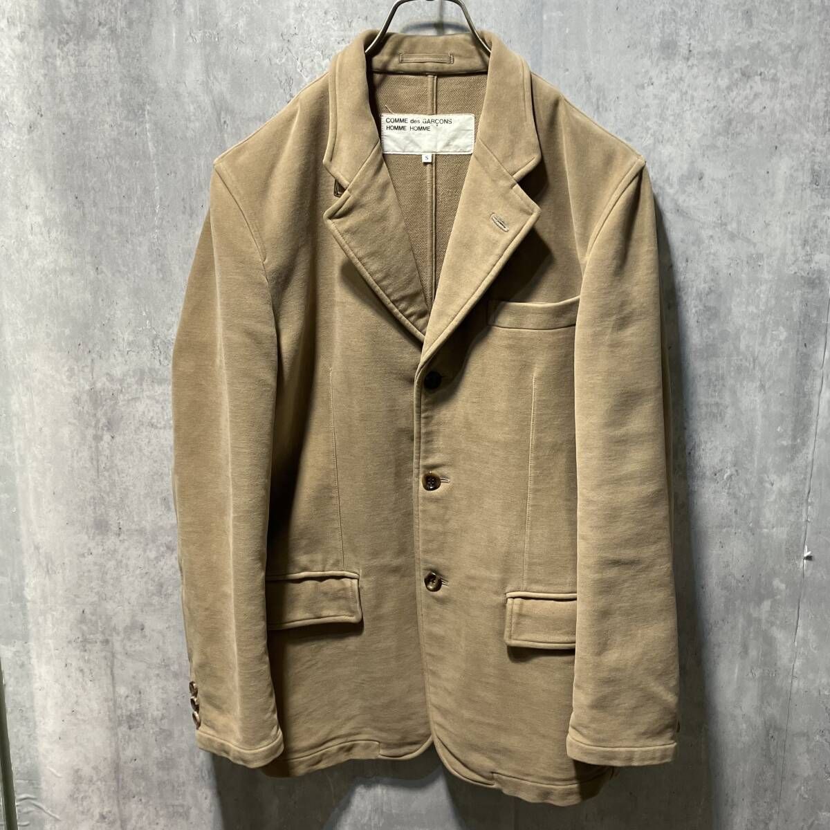 コムデギャルソンオム スエードジャケット 11aw コムデギャルソン オムCOMME des GARCONS HOMME 製品染め