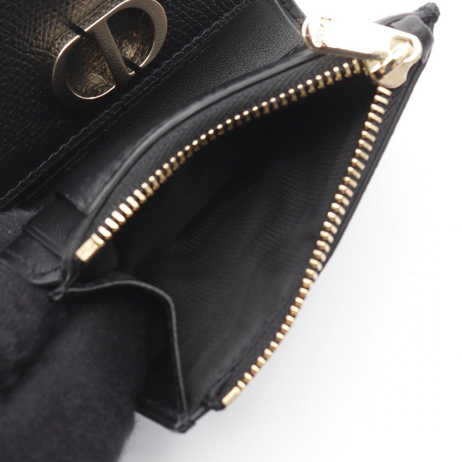 ディオール Dior 三つ折り財布 30 MONTAIGNE ロータスウォレット