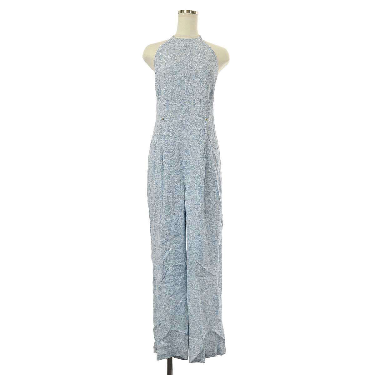 Mame Kurogouchi(マメ) Viscose Hemp Sleeveless Jump Suit