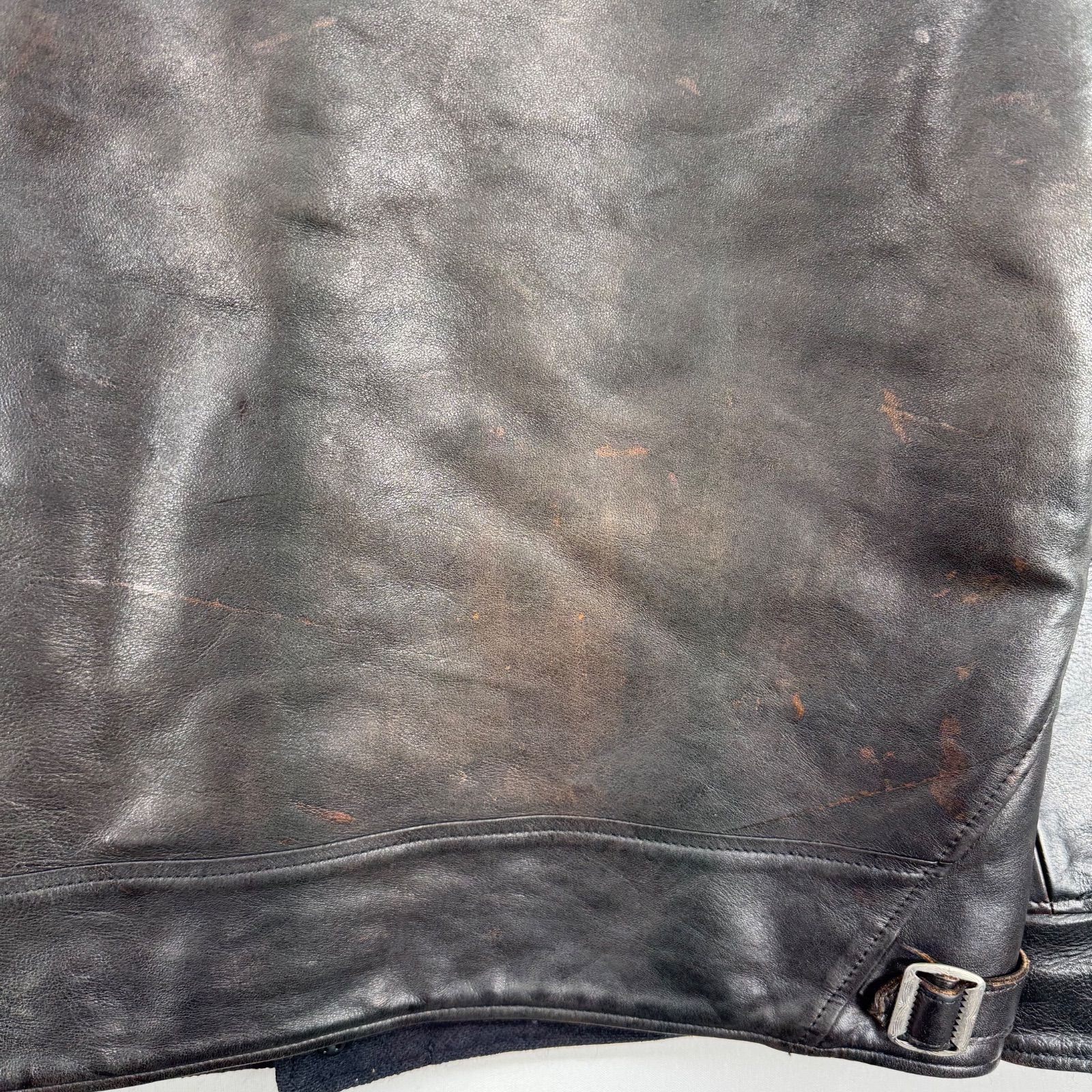 TENDERLOIN テンダーロイン T-HIDE S ショールカラー 茶芯 ホース