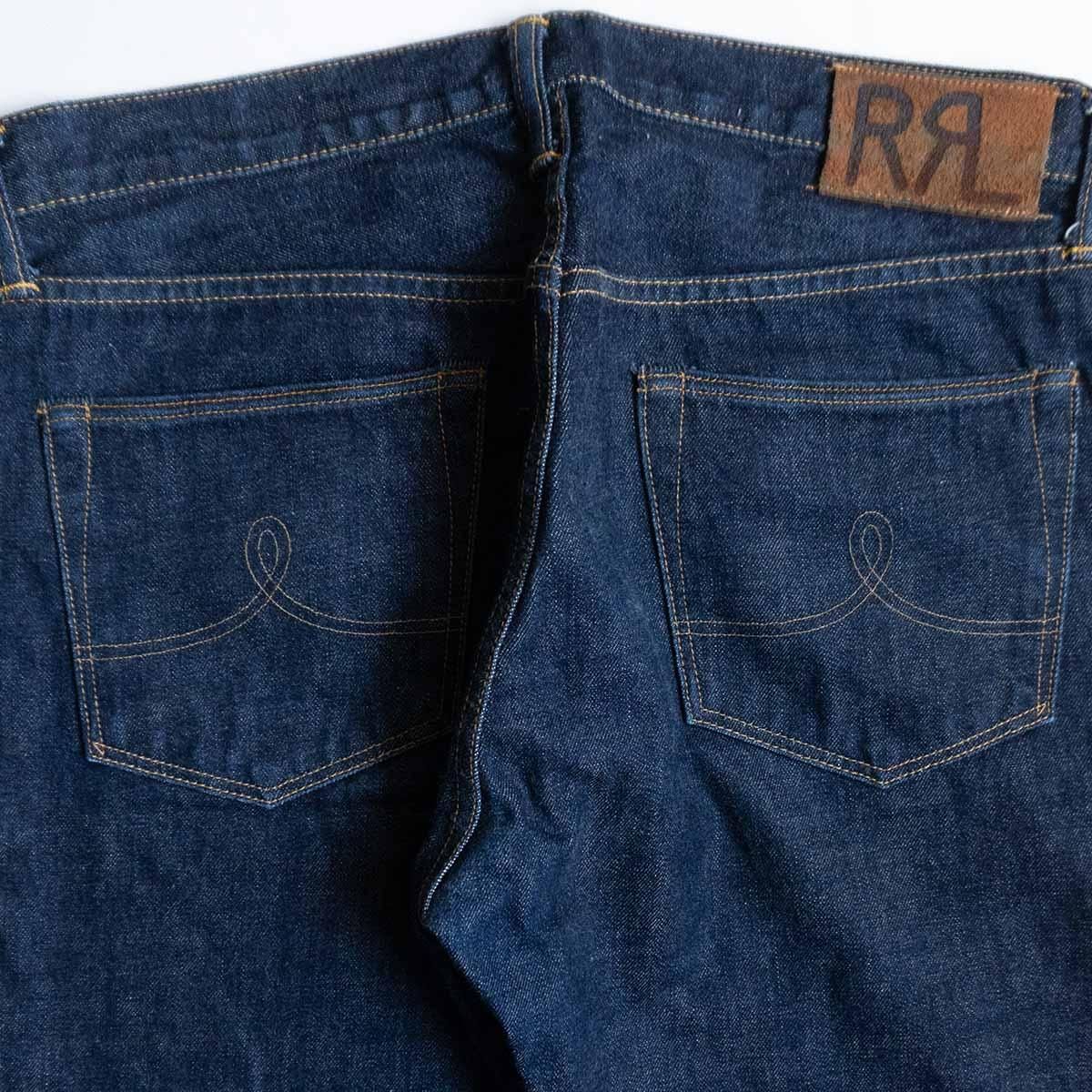 美品】 RRL 【STRAIGHT-LEG JEANS】【アメリカ製】32×30 美品】 RRL 【STRAIGHT-LEG JEANS】【アメリカ製】32×30