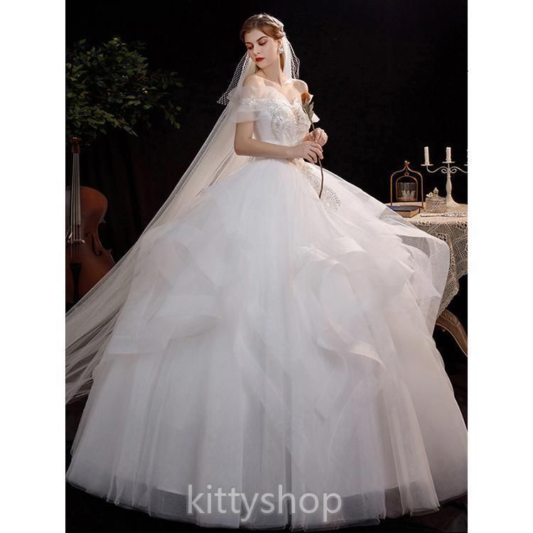 新品未使用ウェディングドレス ガーデンウェディング 前撮り