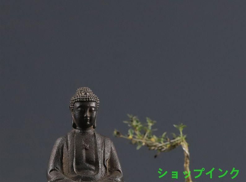 鉄器 鉄仏 釈迦牟尼坐像 工芸品 美術品 置物 鉄器 鉄仏 釈迦牟尼坐像 工芸品 美術品 置物 - メルカリ