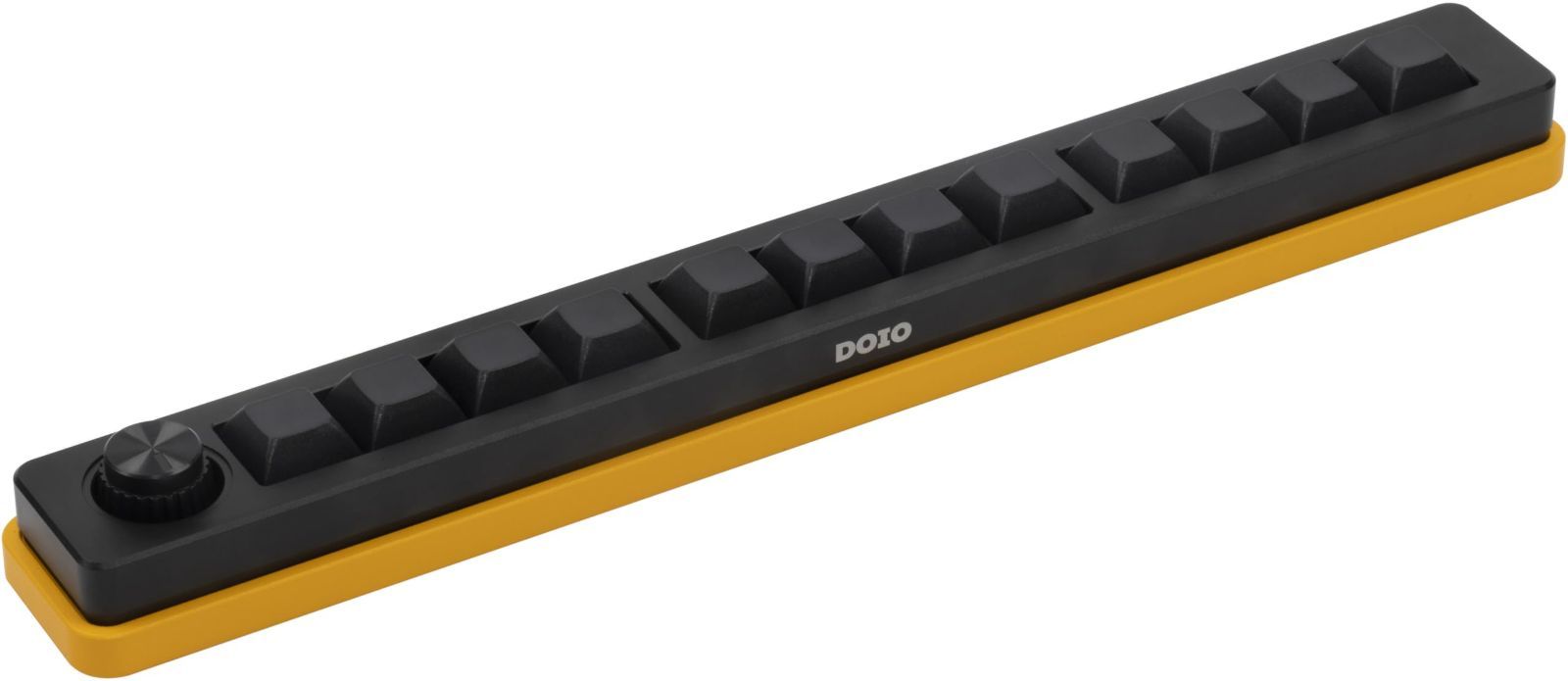 Color:イエロー KB12片手キーボード/マクロメカニカルキーボードアルミニウム製/RGB VIA ホットスワップ プログラム機能対応/12キー/Ps Pr LrC Blenderなどのソフトに利用 (黄色)