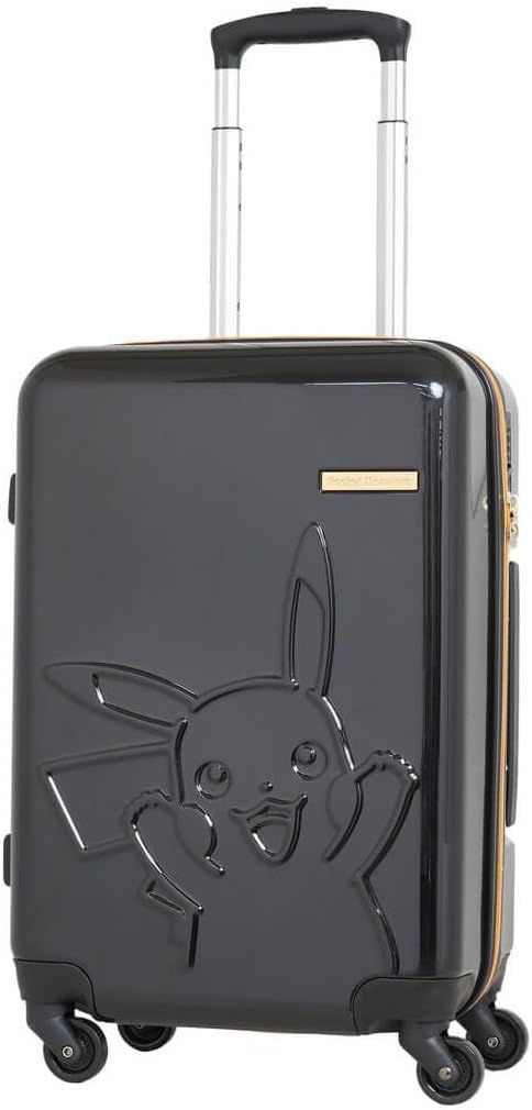 キャリーケース スーツケース ポケットモンスター Sサイズ 機内持込 軽量 37 L ピカチュウ 型押し ４輪 旅行 修学旅行 TSAロック モンスターボール ネームタグ １ ３泊 ABS 小旅行 pk-0864-50 ポケモン キャラクター