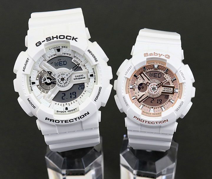 カシオ ペアウォッチ G-SHOCK Gショック BABY-G ベビーG GA-110MW-7A