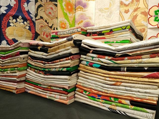 平和屋本店□袋帯 西陣 まとめて100点 鳳凰 鶴 蝶 風景 花柄 宝