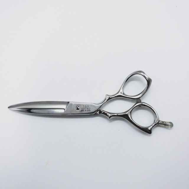 美品【ヒカリシザーズHIKARI光シザーHIKARI SCISSORS】B-DRY COSMOS163 シザー オフセット 理容 美容ハサミ 美容師 理容師 右利き 5.6インチ 中古 sc758