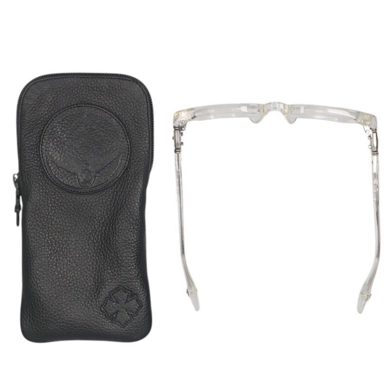 クロムハーツ WELL HELL YEAH FOTIテンプルウェリントンクリアフレーム  