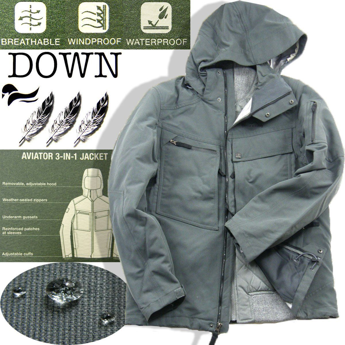 新品】 Eddie Bauer ／ エディーバウアー グースダウンジャケット 