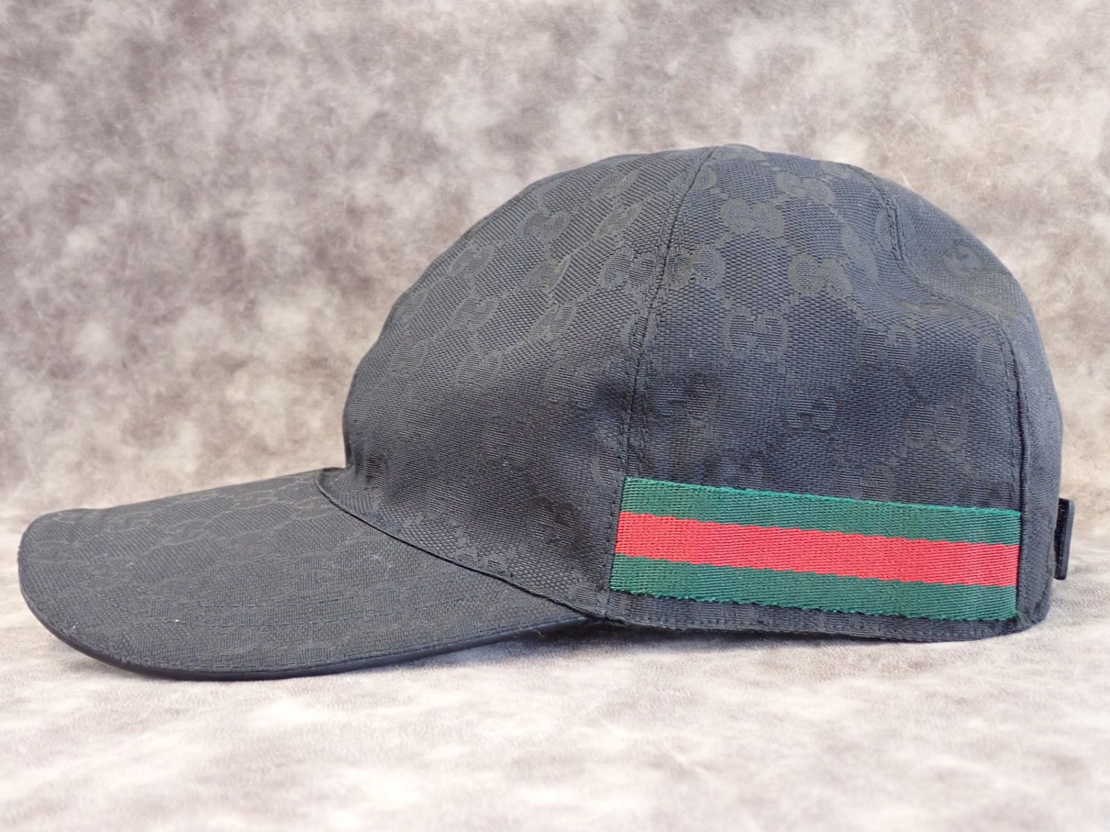 GUCCI グッチ GG柄 シェリーライン ブラック ベースボール