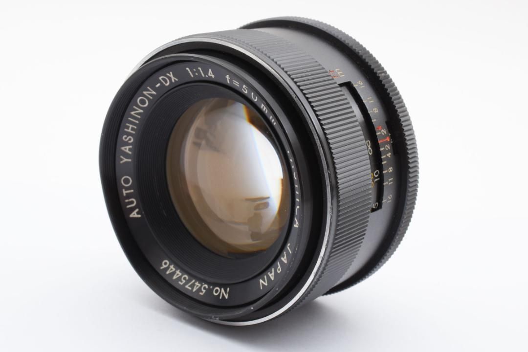 ◎フレア◎YASHICA YASHINON-DX 50mm F1.4 SO190 ◎フレア◎YASHICA YASHINON-DX 50mm F1.4 SO190 - メルカリ