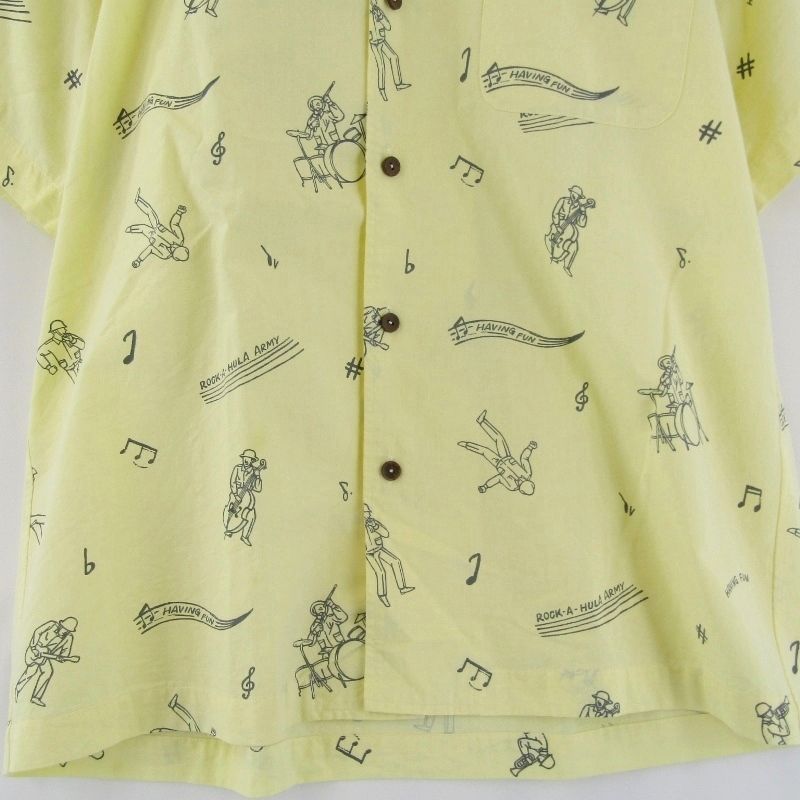 Porter Classic ポータークラシック 半袖アロハシャツ 総柄 オープン