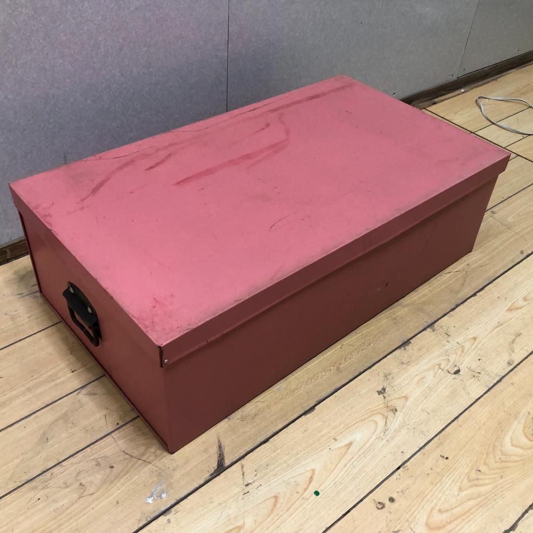 送料無料】ヴィンテージ調 メタル収納ボックス スチール製 250805-2