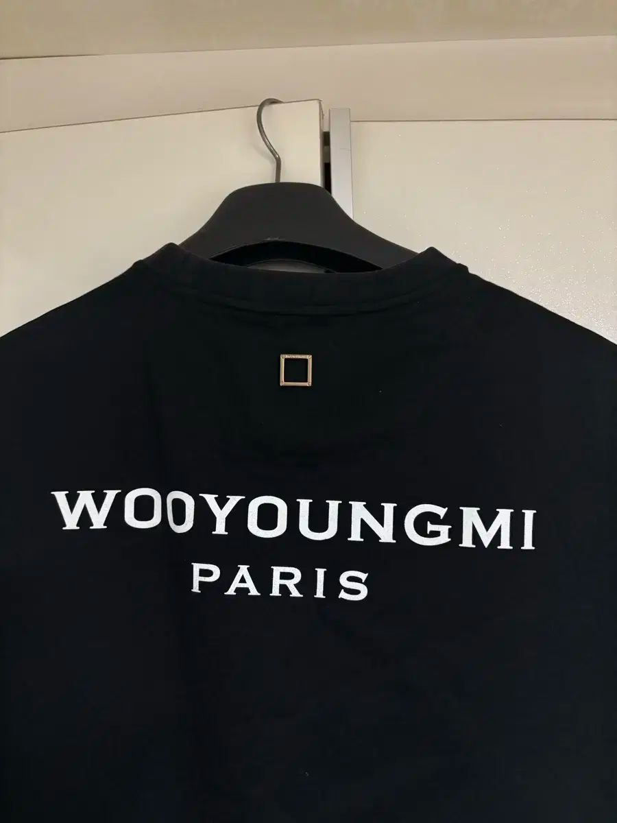 WOOYOUNGMI(ウーヨンミ) バックロゴ 半袖 Tシャツ 48 サイズ