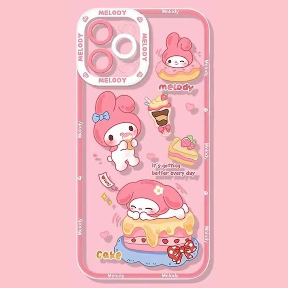 【数量限定】マイメロディ iPhone16 用 サンリオ ケース カップル クリア 保護カバー かわいい スマホケース ［透明 軽薄型 ワイヤレス充電対応 レンズ保護 ストラップホール付き］ 6.1インチ 