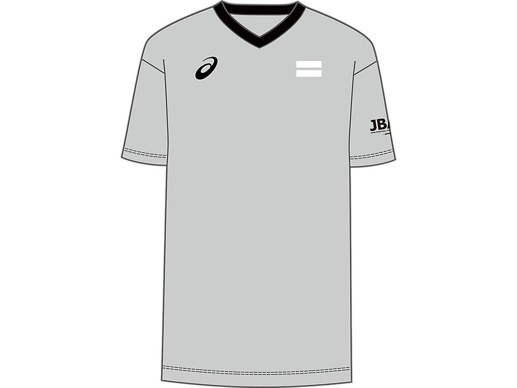 アシックス レフリーシャツ ﾐﾂﾄﾞｸﾞﾚｰ L
