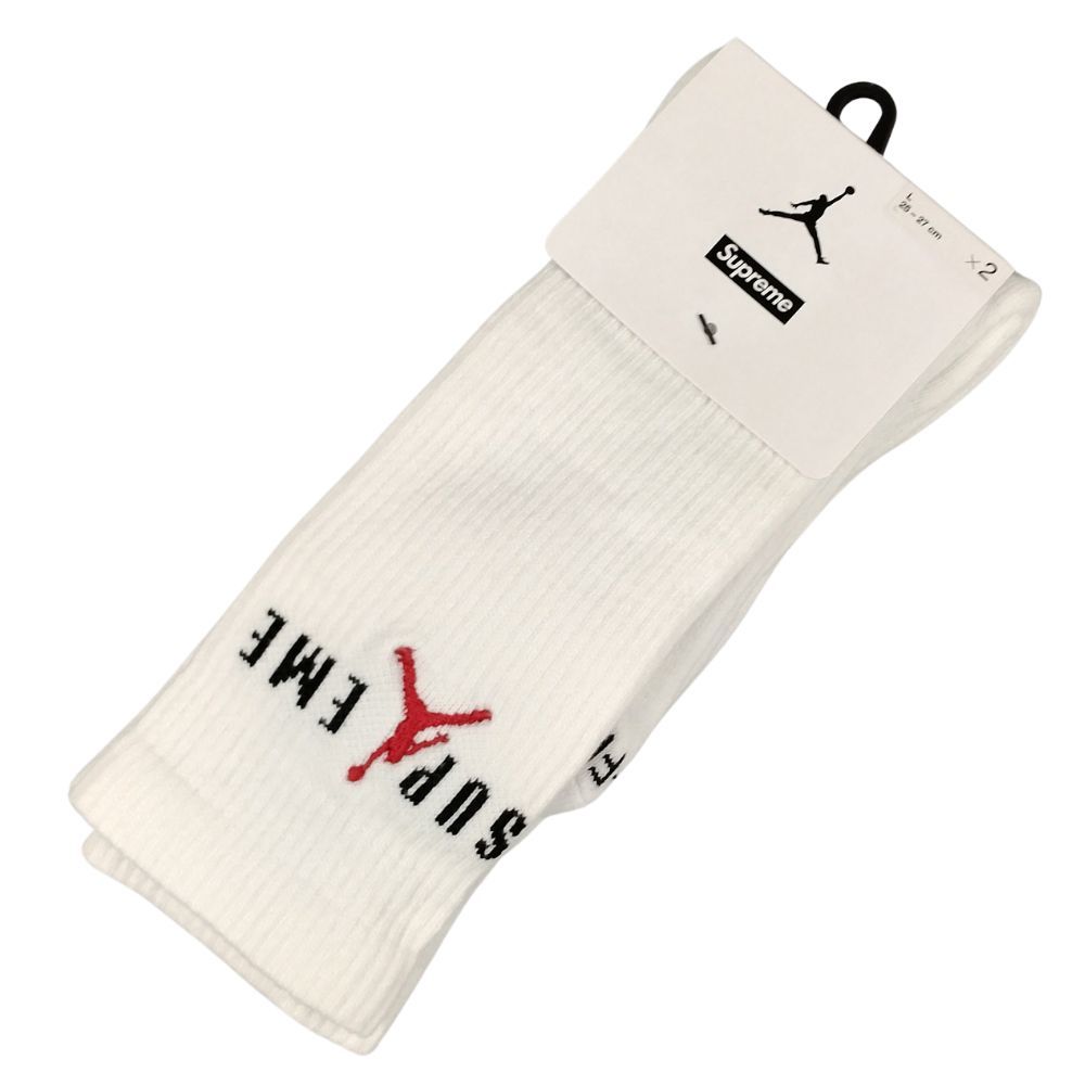SUPREME シュプリーム Crew Socks(2 Pack) ジョーダン クルー SUPREME シュプリーム Crew Socks(2 Pack) ジョーダン クルー