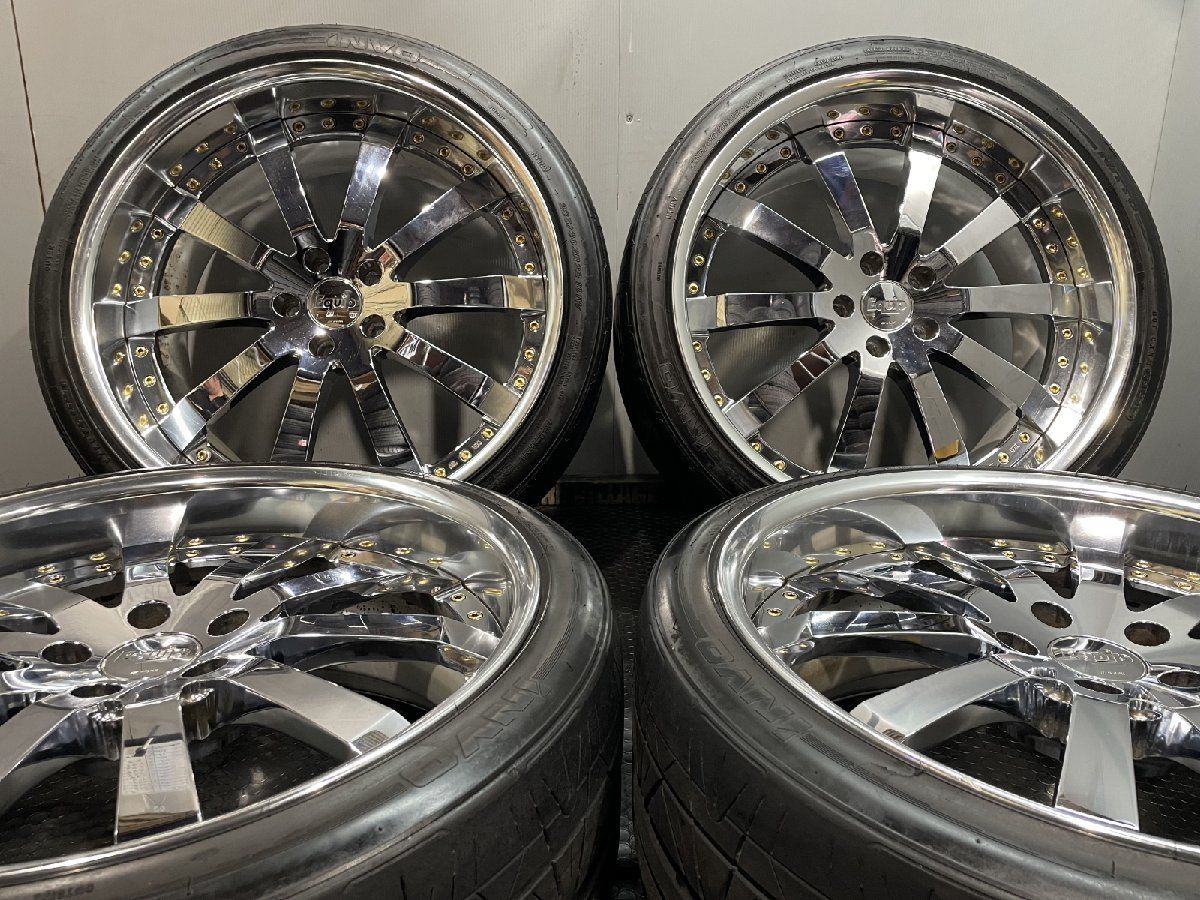 NITTO INVO 255 35ZR22 285 30ZR22 夏タイヤ WORK エクイップ Equip E10 AEPT-FR 22インチ 10.5 9.5J5HPCD120 33 27 LS500等 MTJ802MS