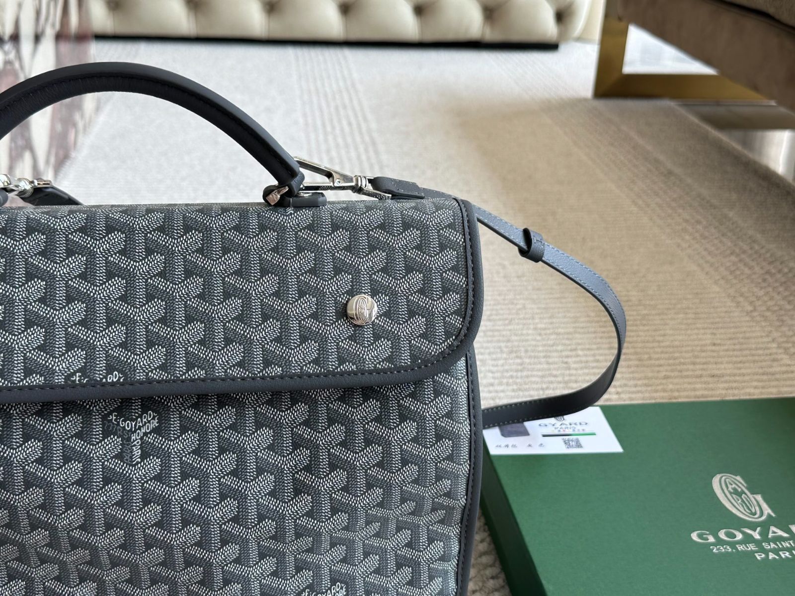 在庫わずか★送料込【GOYARD】Saint Leger バックパックネイビー 今日特価】Goyard Leger Backpack グワヤール レジェ バック