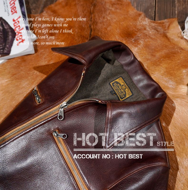 最高峰 2.0mmカウハイド 復刻40's ドイツ軍 ハルトマン フライト