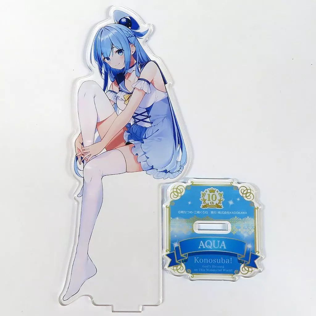 中古】アクリルスタンド・アクリルパネル アクア アクリルフィギュア 